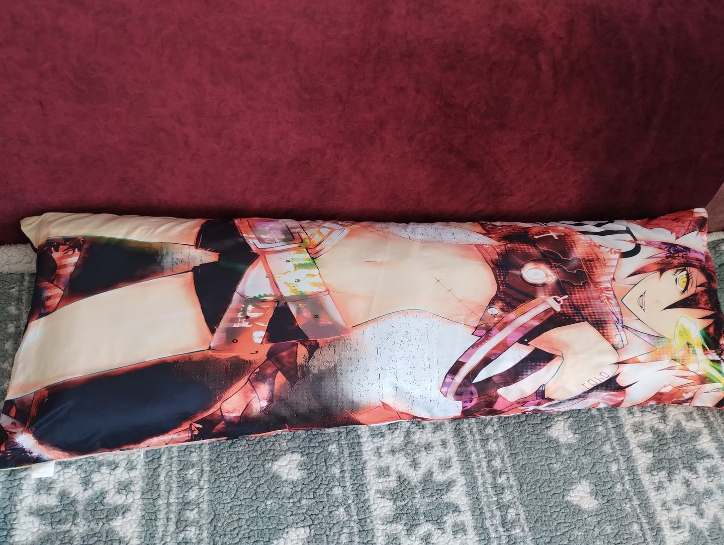 Customer photo review of Custom Body Pillow Cover