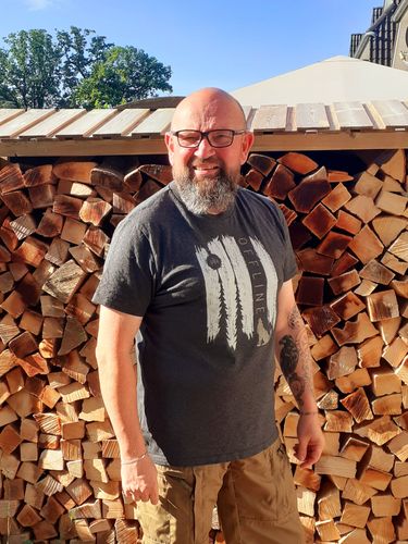 Customer photo review of Wolf-Offline - Bio Herren Shirt