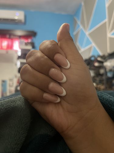 Customer photo review of Tip Stiletto Natural 500 pzas Fantasy Nails