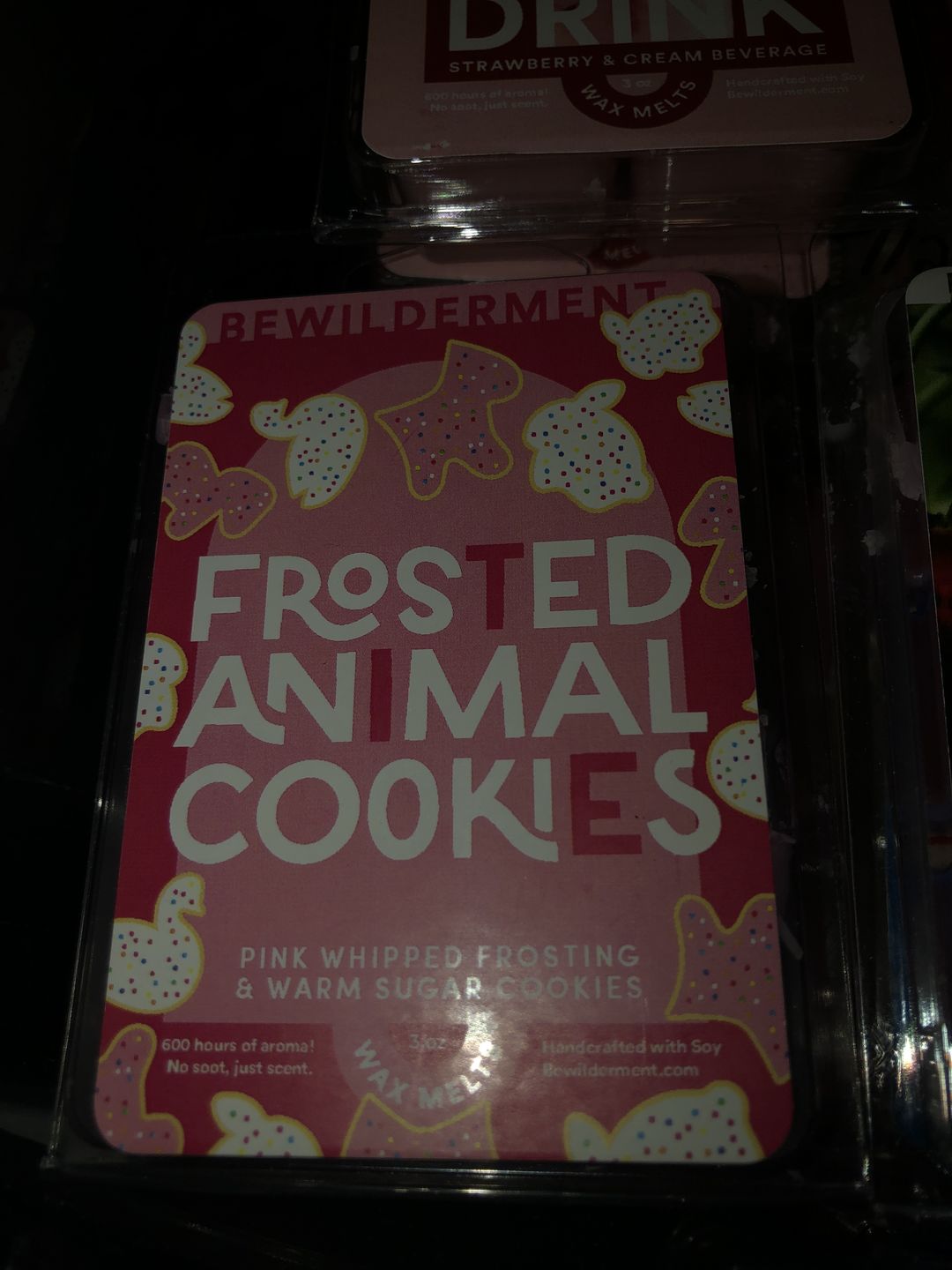 Customer photo review of Frosted Animal Cookies Wax Melts