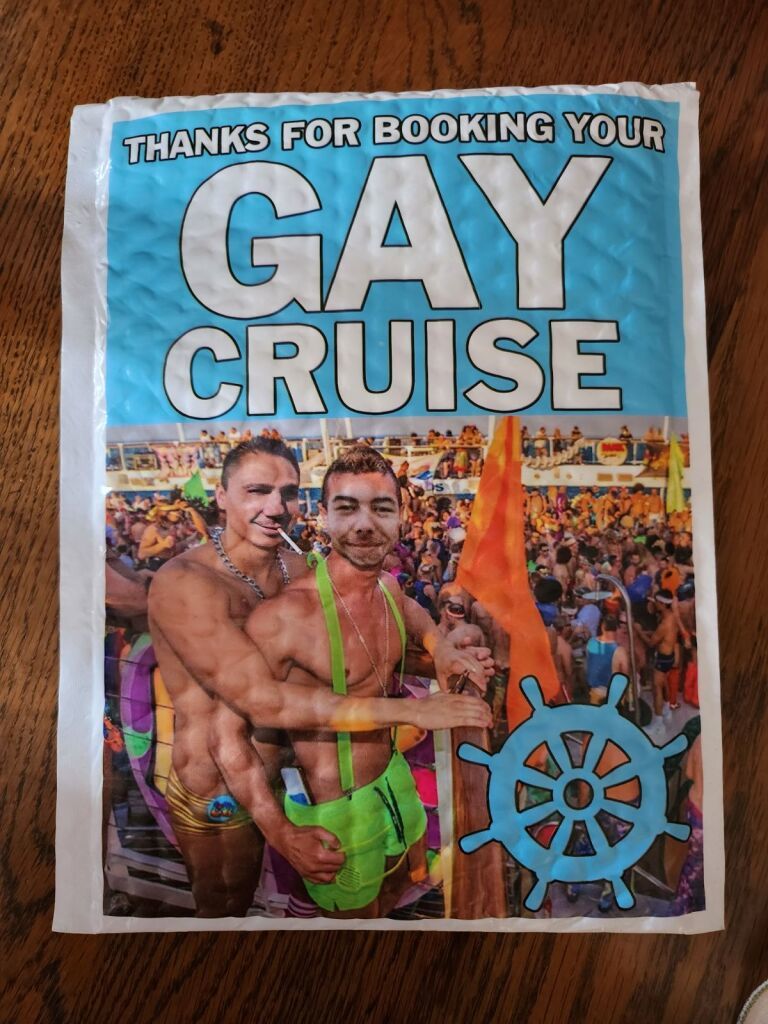 Customer photo review of Gay Cruise Prank Package