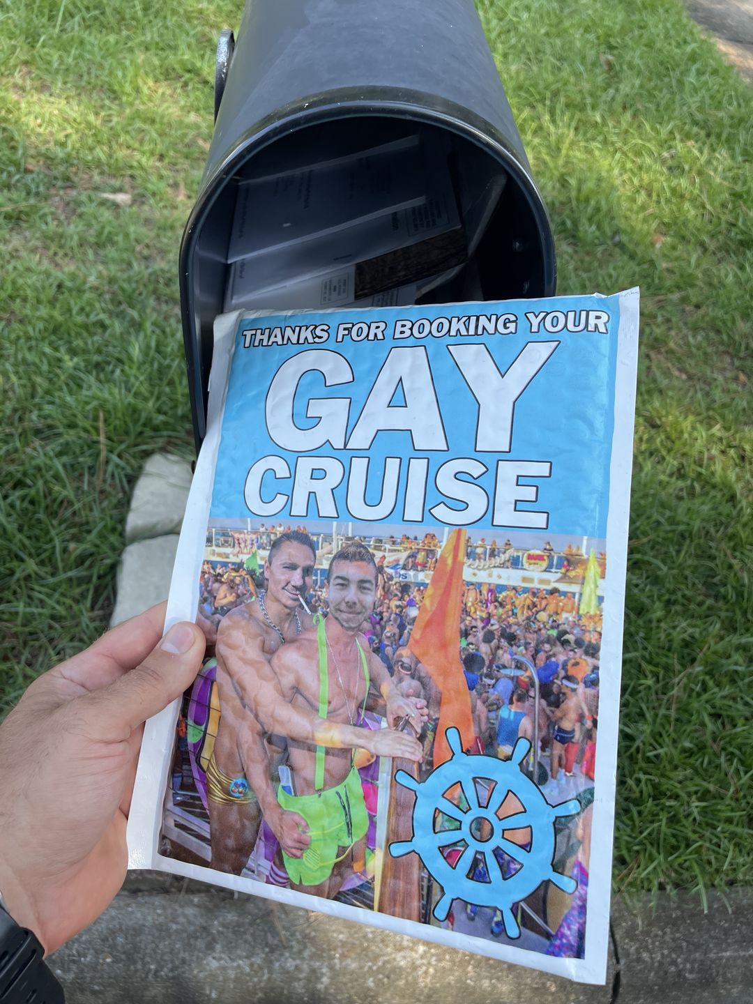 Customer photo review of Gay Cruise Prank Package