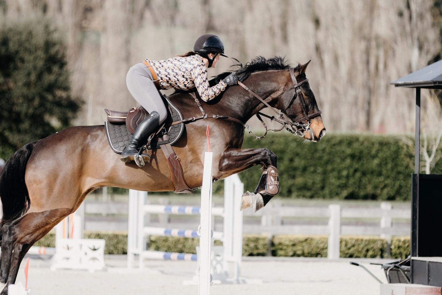 Customer photo review of Therma Riding Tights - Steel