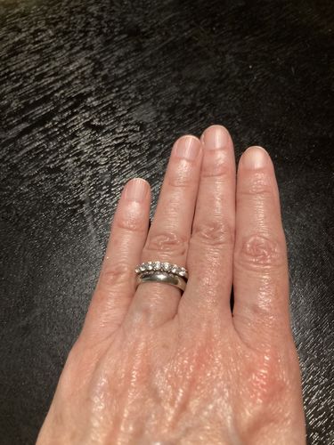 Customer photo review of Semi Eternity Ring