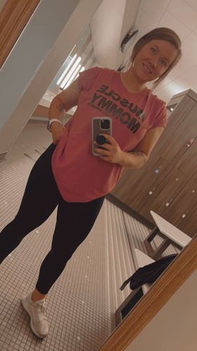 Customer photo review of Salty Savage Unisex "MUSCLE MOMMY" Tee