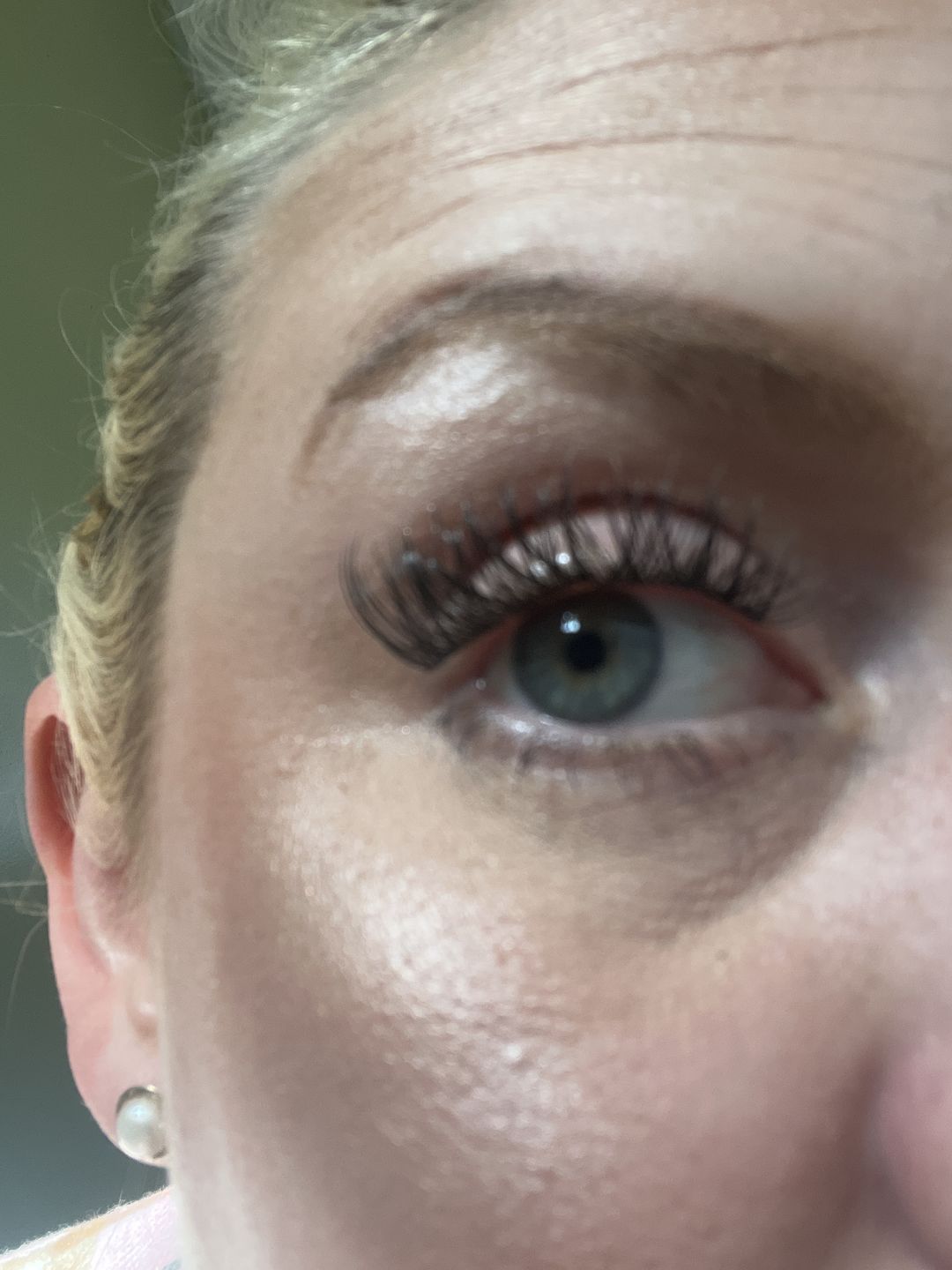 Customer photo review of Infinaluxe Long Wear Lash Sealant