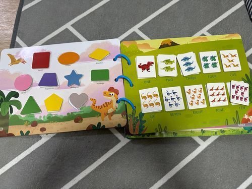 Customer photo review of Montessori Busy Book