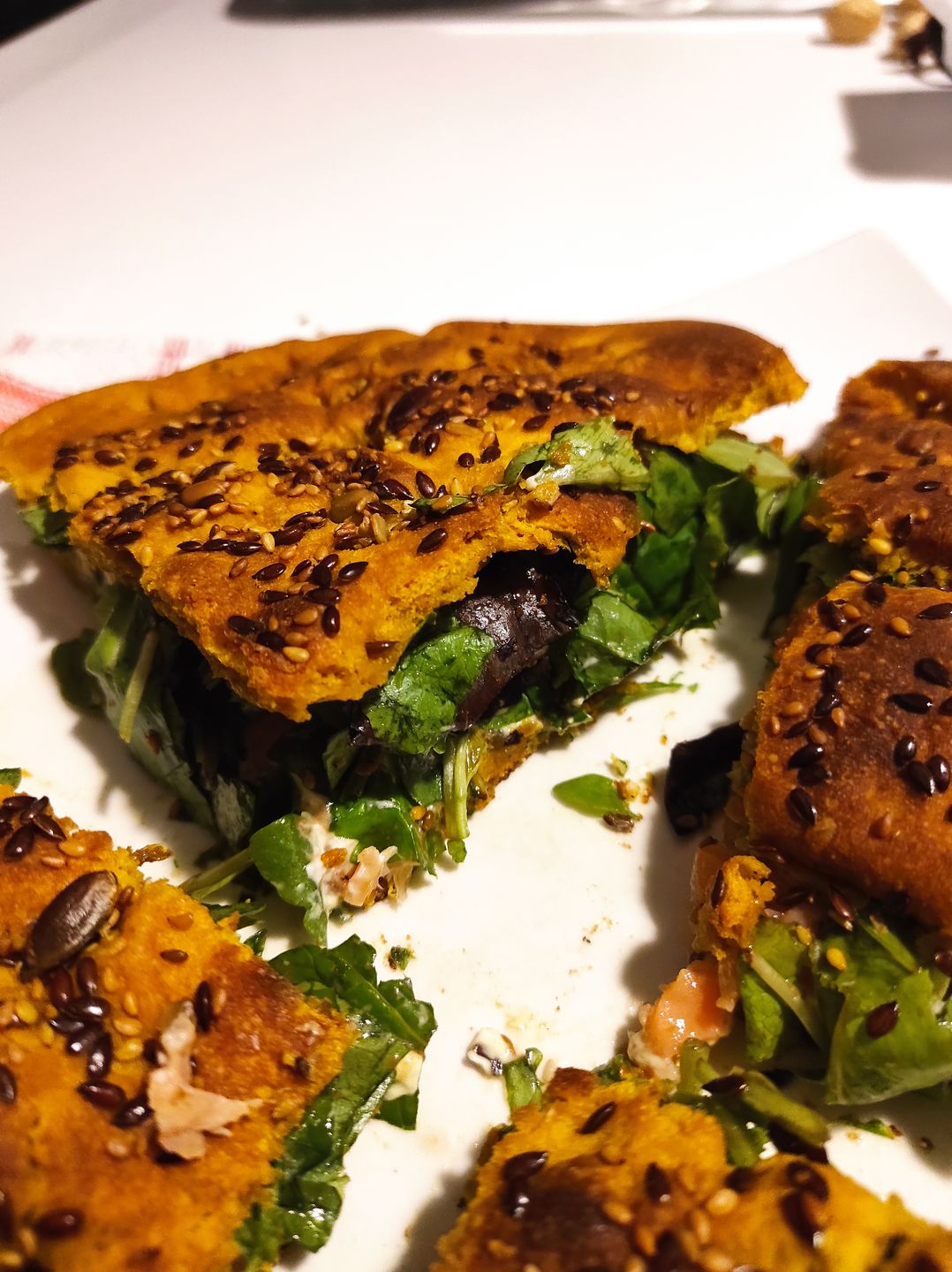 Customer photo review of Focaccia alla Curcuma con Semi Misti