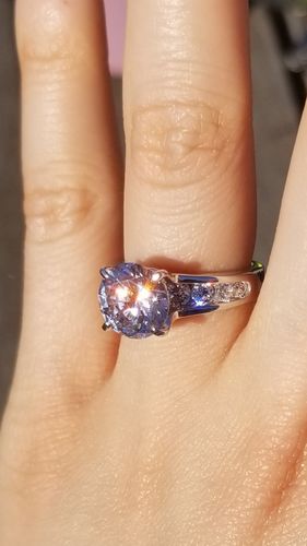 Customer photo review of Solitaire 2.7ct CZ Ring in Sterling Silver
