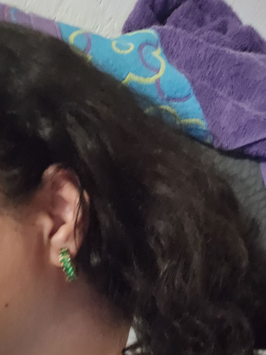 Customer photo review of Aretes Bling