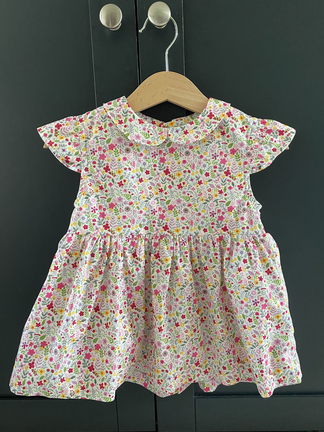 Customer photo review of Spring Floral Rose & Hubble Cotton Poplin Fabric