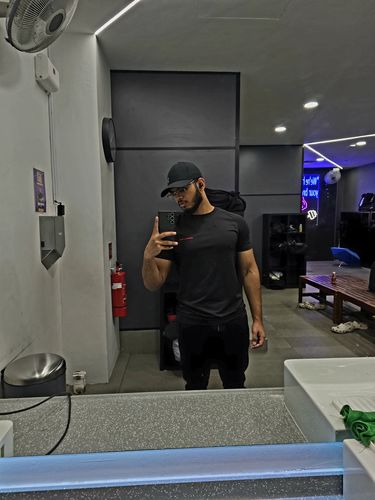 Customer photo review of 002 - Embroidered Fitted Tee