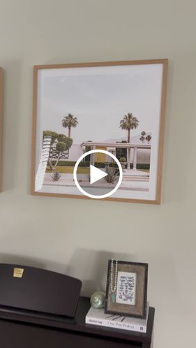 Customer video review of Yellow Door, Palm Springs Art Print