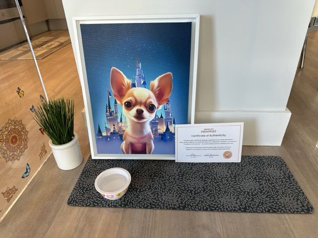 Customer photo review of Custom Pet Portrait