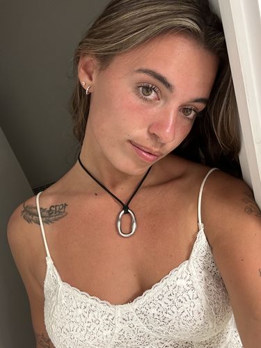 Customer photo review of Dolce Necklace - Silver