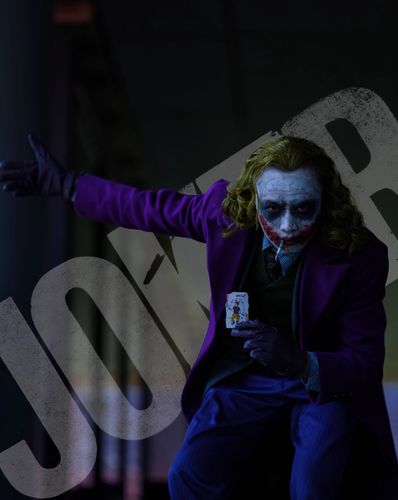 Customer photo review of Joker Cosplay The Dark Knight Kostüm Outfits Halloween Karneval Anzug