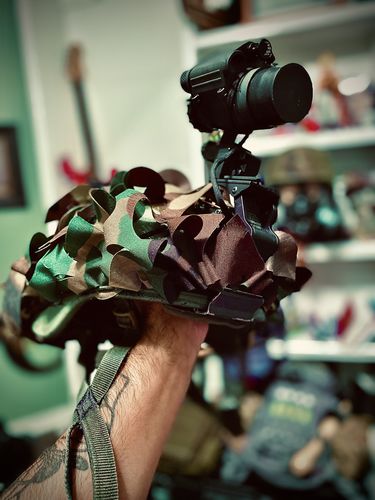 Customer photo review of Predator Ghillie™ Helmet Cover