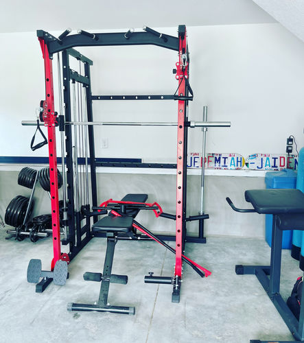 Customer photo review of Major Fitness SML07 All-In-One Home Gym Smith Machine