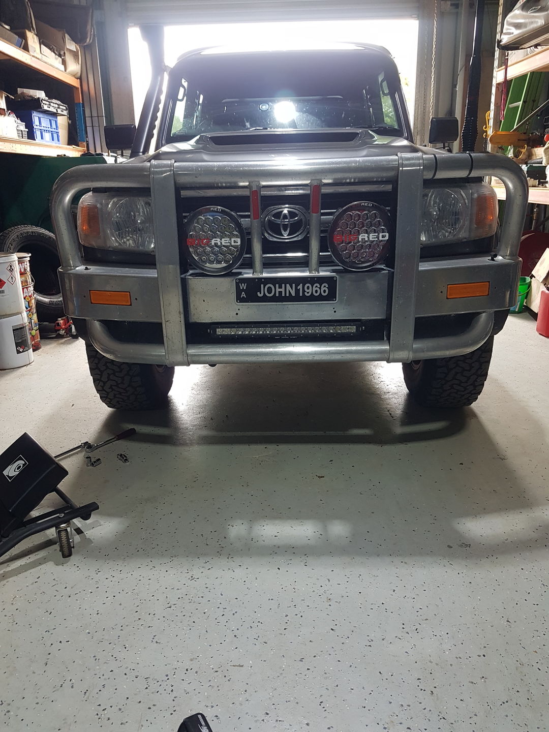 Customer photo review of 9" Inch BRG LED Driving Light (each)