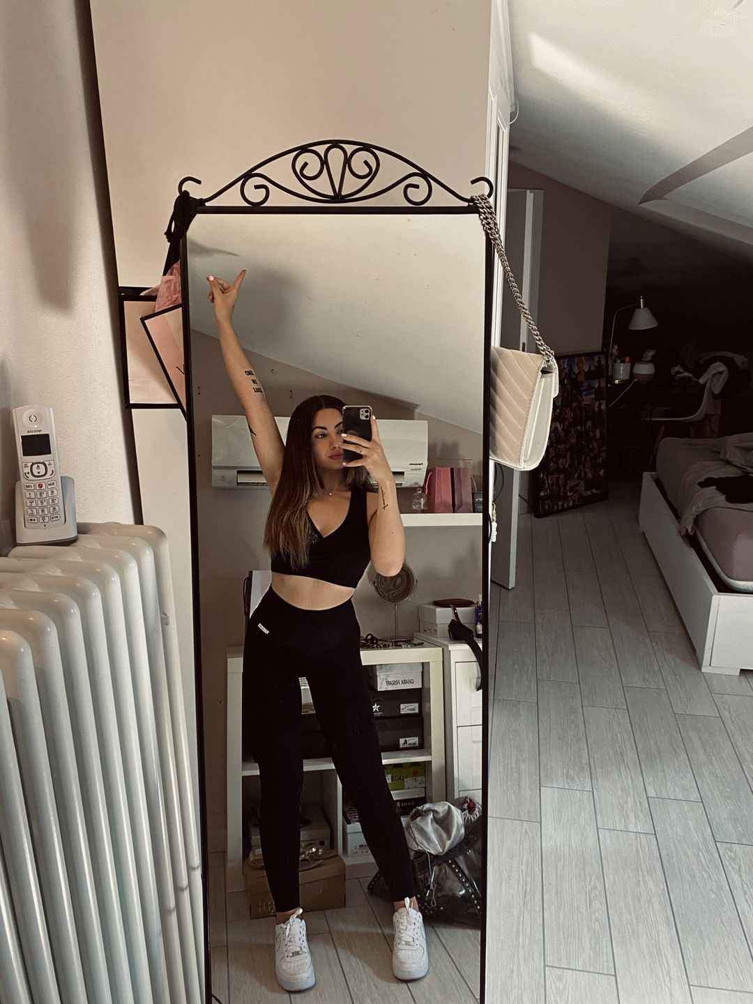 Customer photo review of Leggings HotFir Push Up Nero