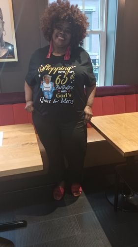 Customer photo review of 65th Birthday With God's Grace & Mercy