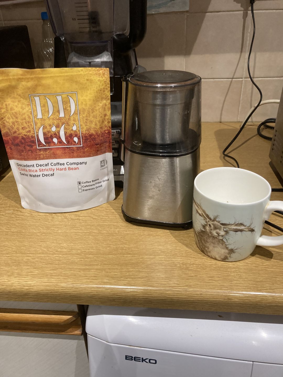 Customer photo review of Ethiopia Sidamo Decaffeinated Coffee - Swiss Water Decaf Process - Strength 3 - Decadent Decaf