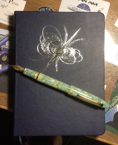 Customer photo review of 400 PAGE A5 TOMOE RIVER NOTEBOOK - SUPERNOVA