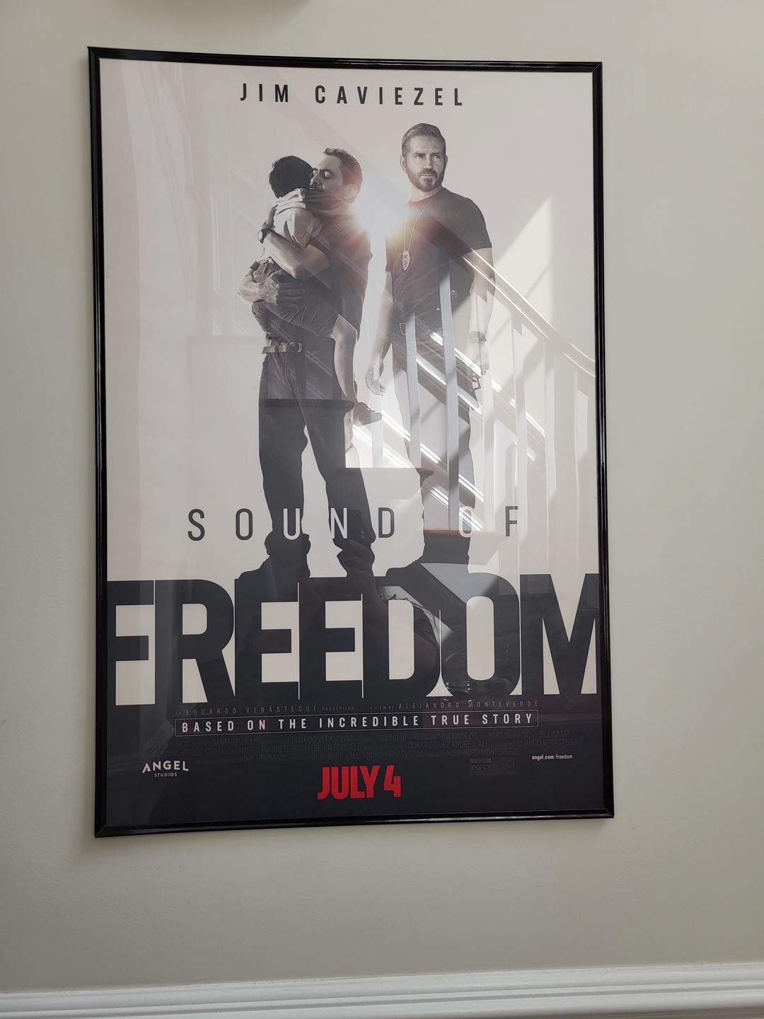 Customer photo review of Sound of Freedom Poster
