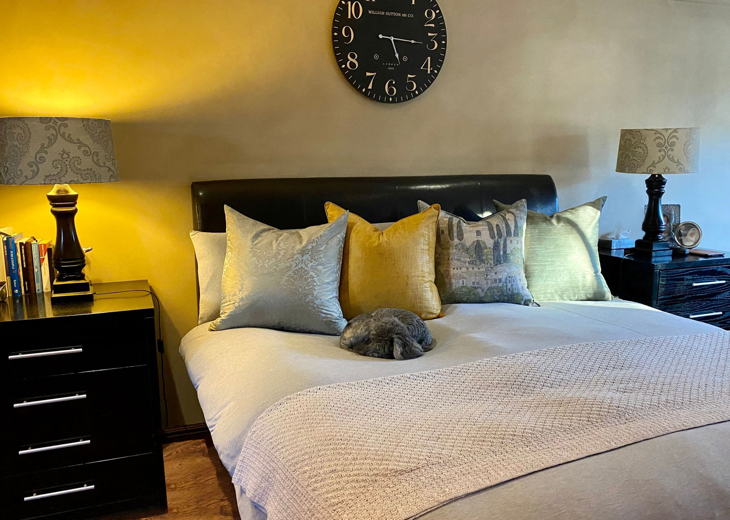 Customer photo review of Soft Grey Duvet Cover Set