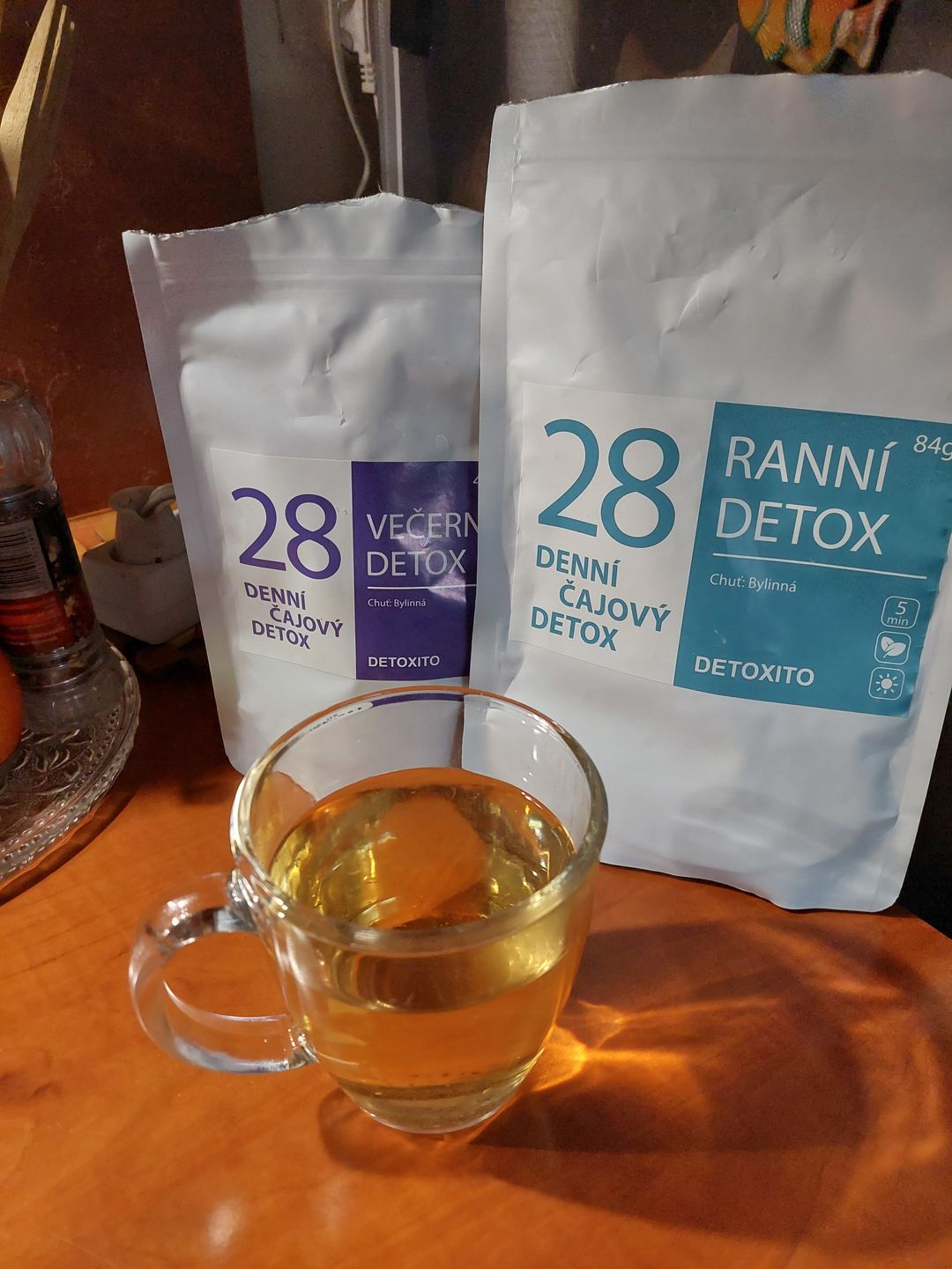Customer photo review of Ranní Detoxikační čaj (28 denní)