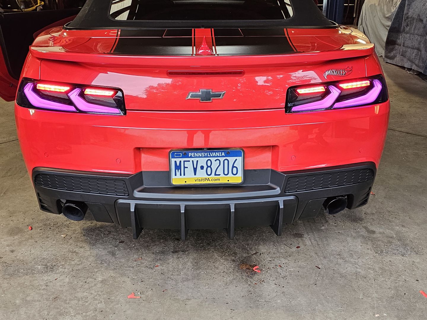 Customer photo review of 2014-2015 CHEVY CAMARO UMBRA LED TAILLIGHTS GLOSS BLACK/SMOKE LENS