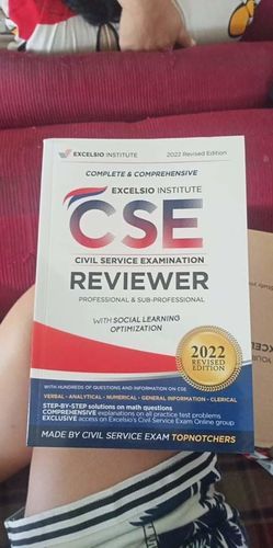 Customer photo review of ULTIMATE ALL-IN-ONE Civil Service Exam Reviewer 2023