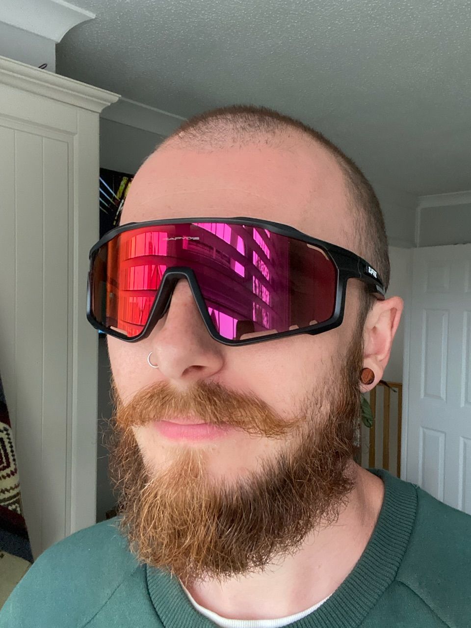 Customer photo review of Kapvoe X76 Sports Sunglasses