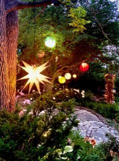 Customer photo review of 31" White Weatherproof Moravian Star Lantern Lamp, Hanging Decoration
