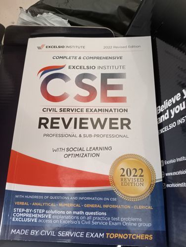 Customer photo review of ULTIMATE ALL-IN-ONE Civil Service Exam Reviewer 2023
