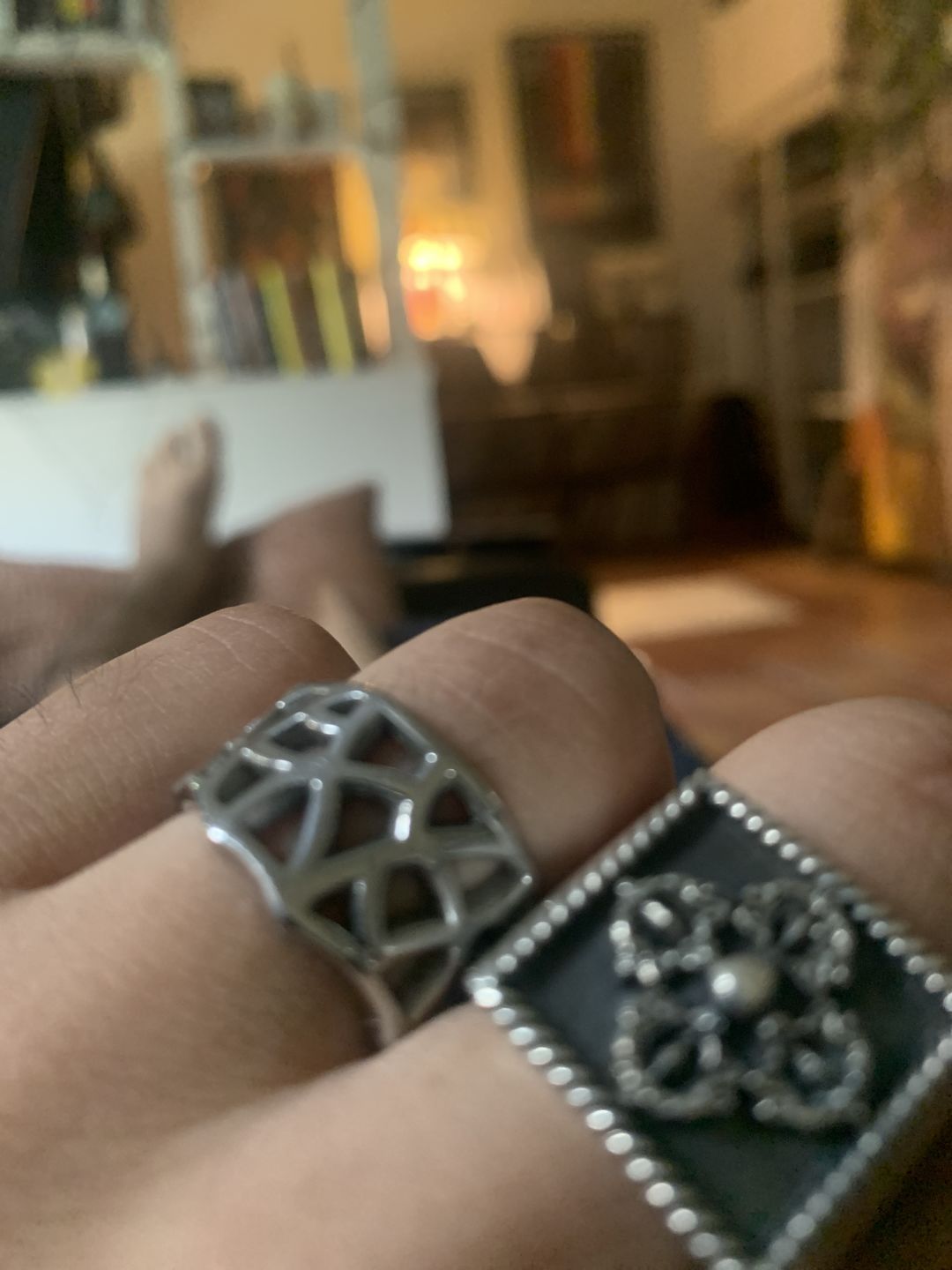 Customer photo review of SPIDER WEB RING