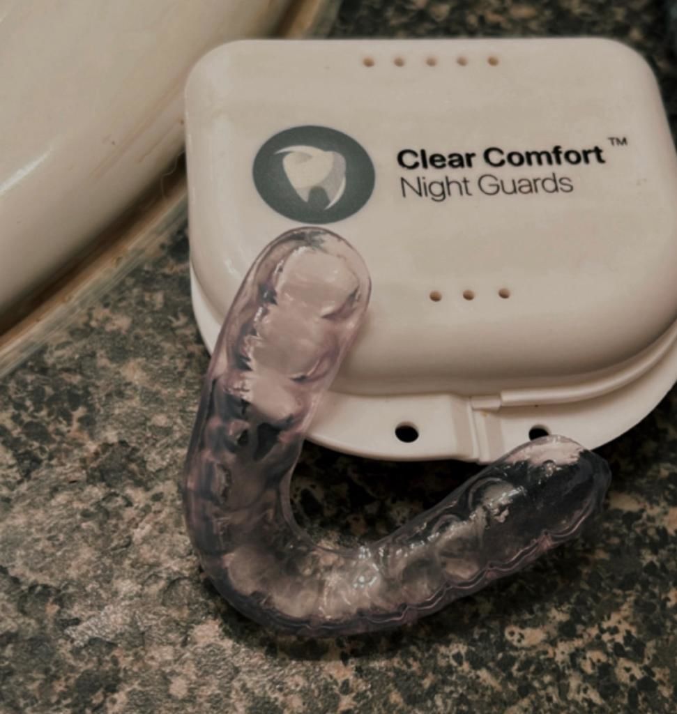 Customer photo review of 1mm Thinnest Custom Daytime Teeth Guard - Protect your Teeth Without Anyone Noticing