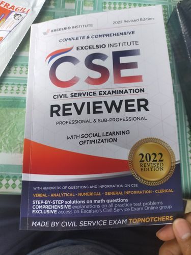 Customer photo review of ULTIMATE ALL-IN-ONE Civil Service Exam Reviewer 2023