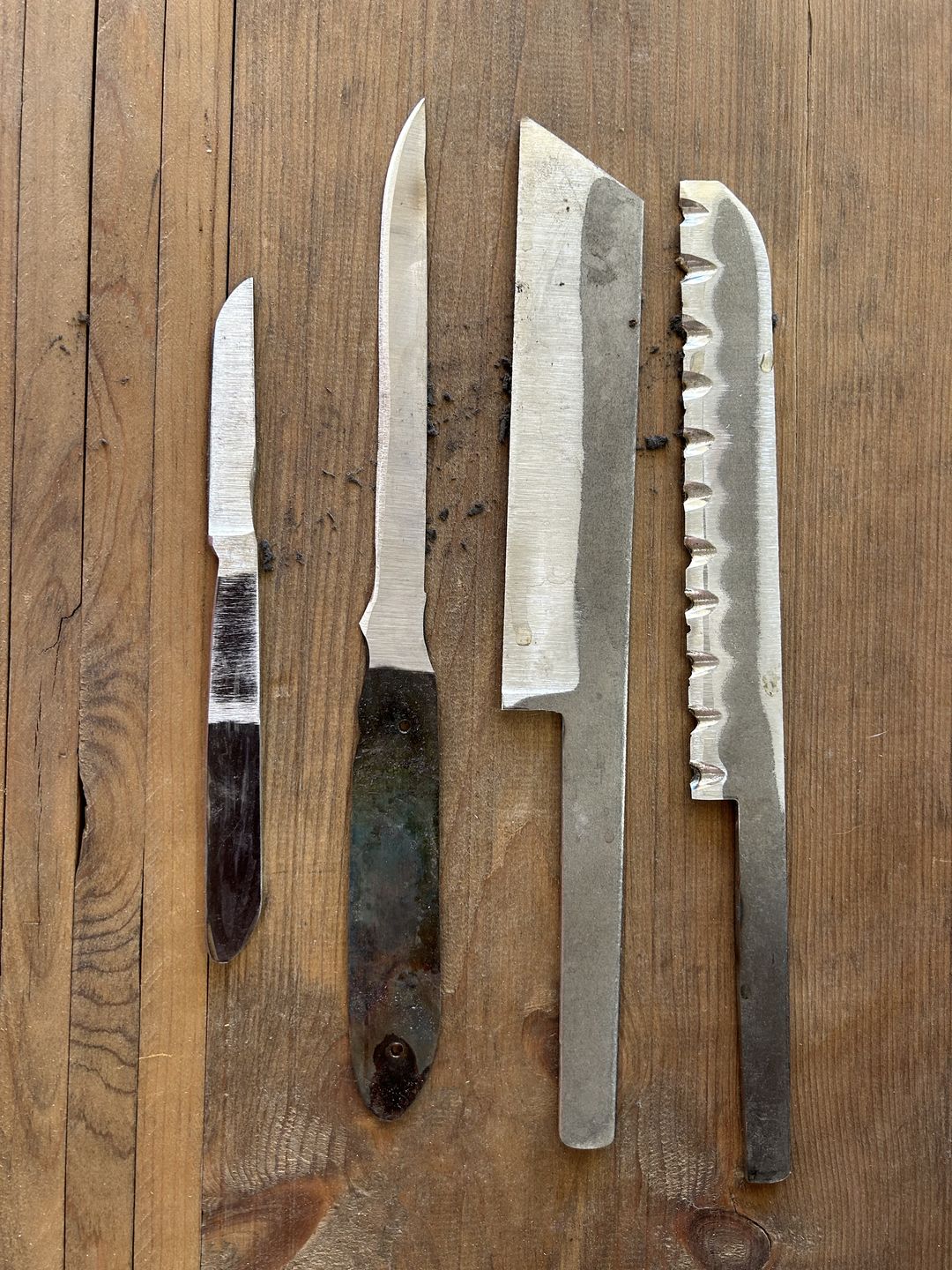 Customer photo review of 2 X 72 Inch Knife Makers Sanding Belts Assortment