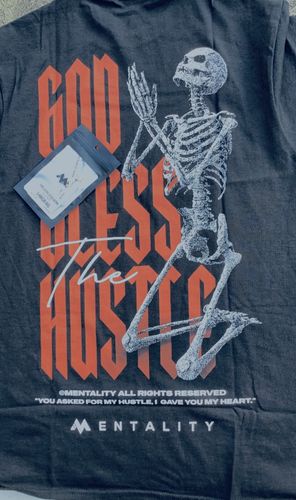 Customer photo review of 'God Bless the Hustle' TEE