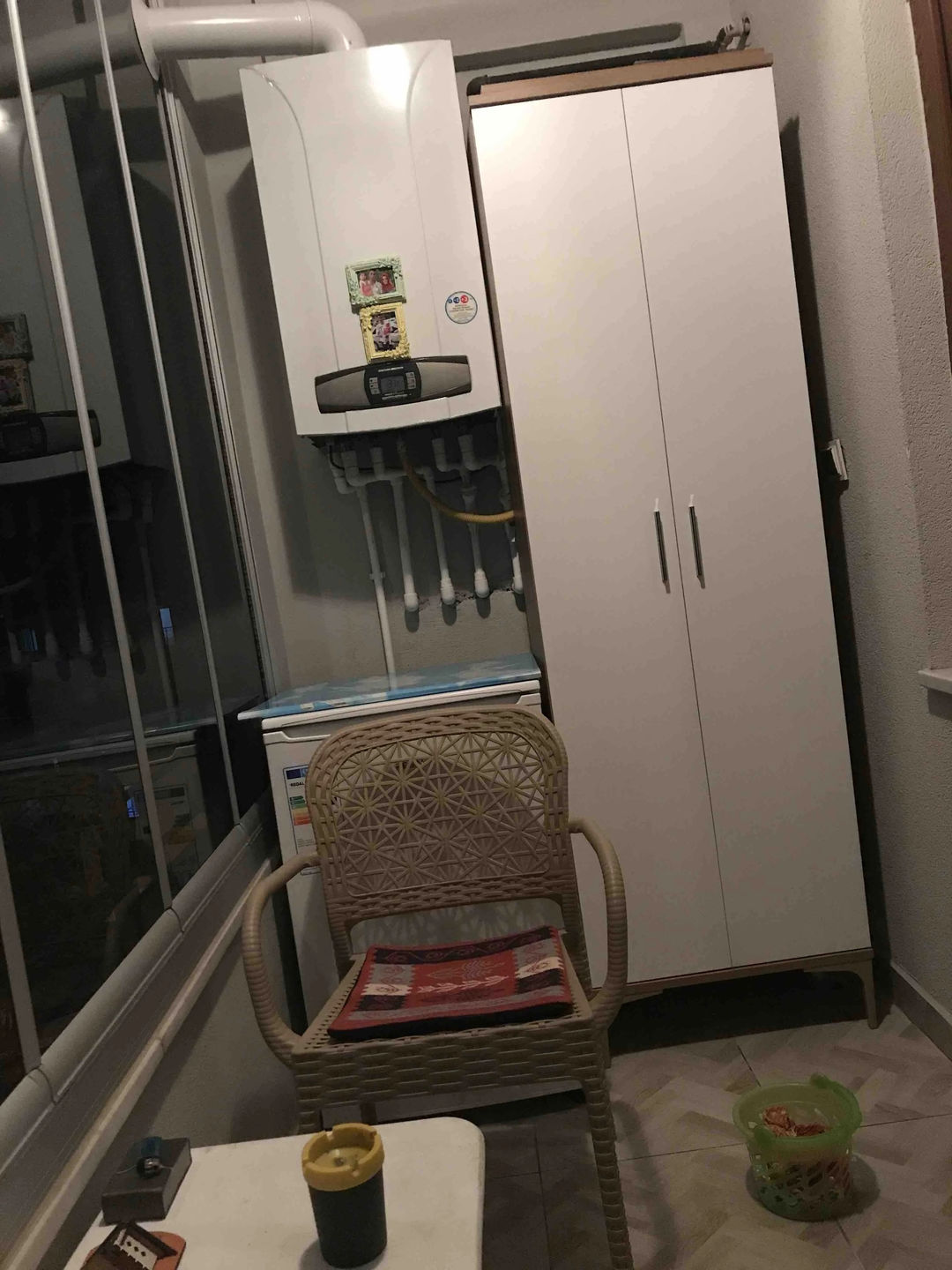 Customer photo review of Rani EA116 Ayakkabılık Portmanto 7 Raflı Çok Amaçlı Dolap Sepet Ceviz - Beyaz