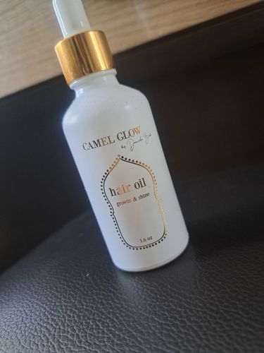 Customer photo review of Growth & Shine Hair Oil