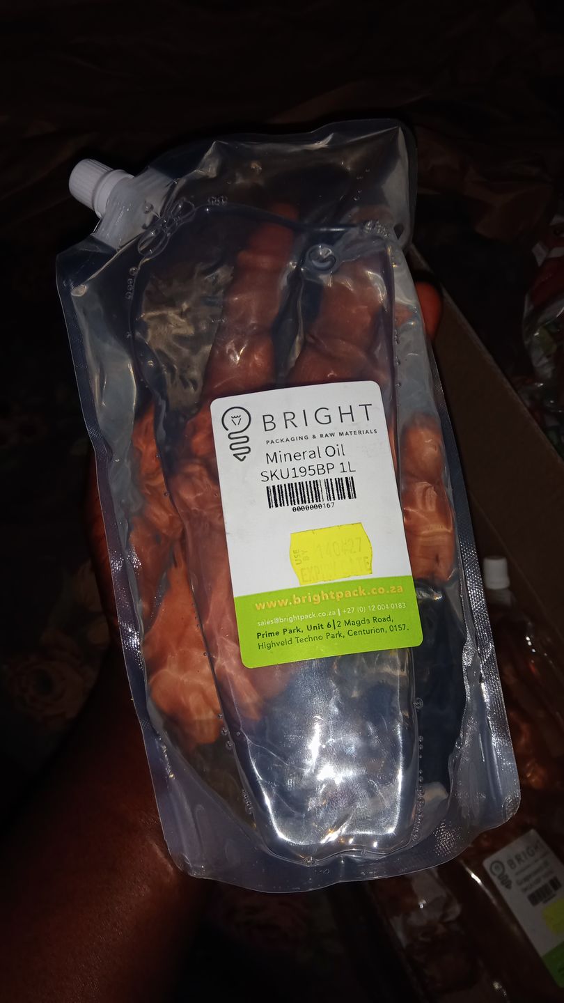 Customer photo review of Mineral Oil
