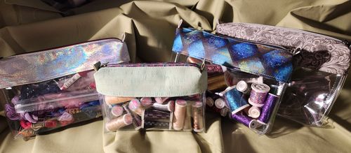 Customer photo review of Crystal Clear Trio Pouch Pattern