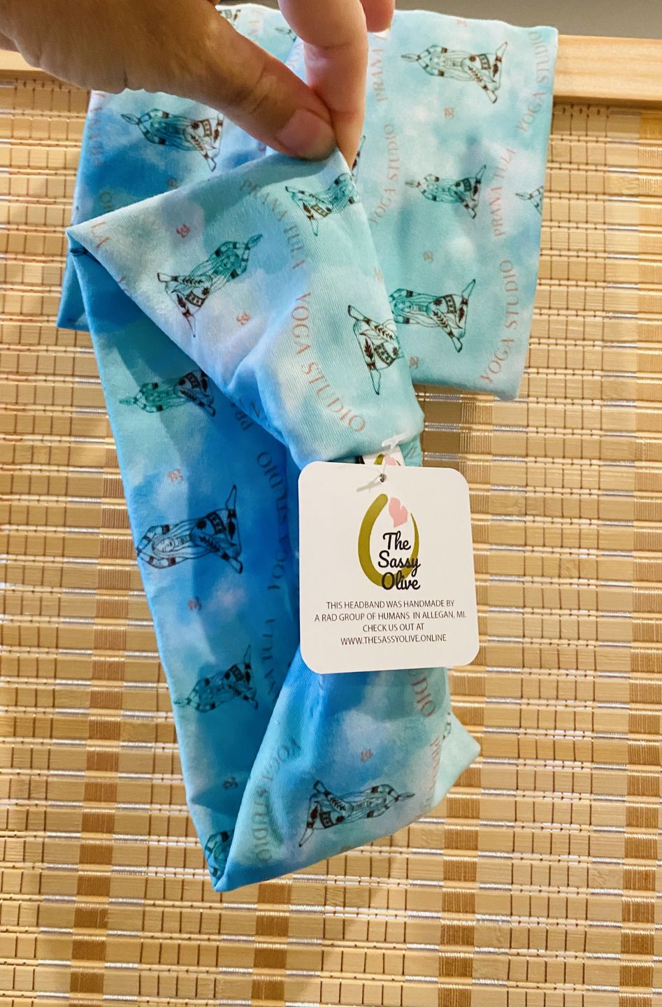 Customer photo review of Custom Headband