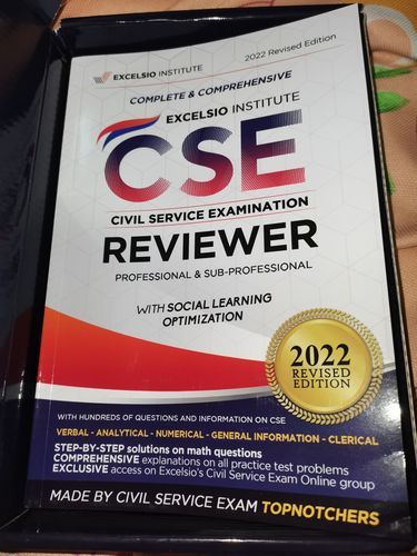 Customer photo review of ULTIMATE ALL-IN-ONE Civil Service Exam Reviewer 2023