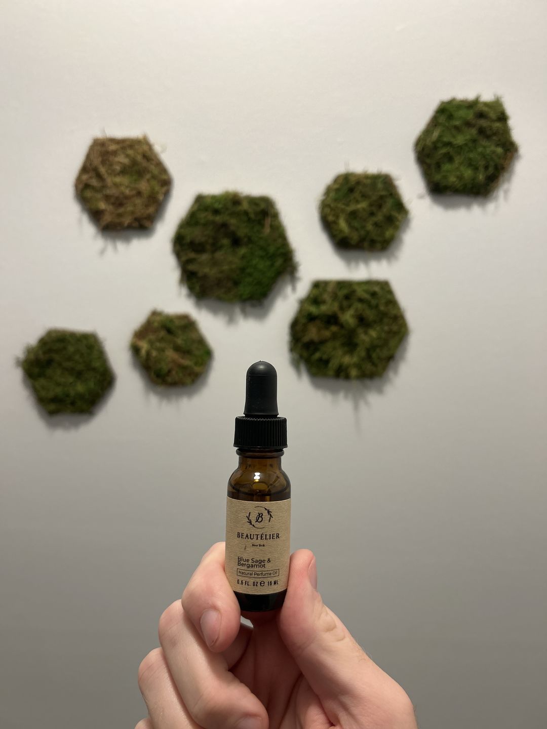 Customer photo review of Blue Sage & Bergamot Perfume Oil