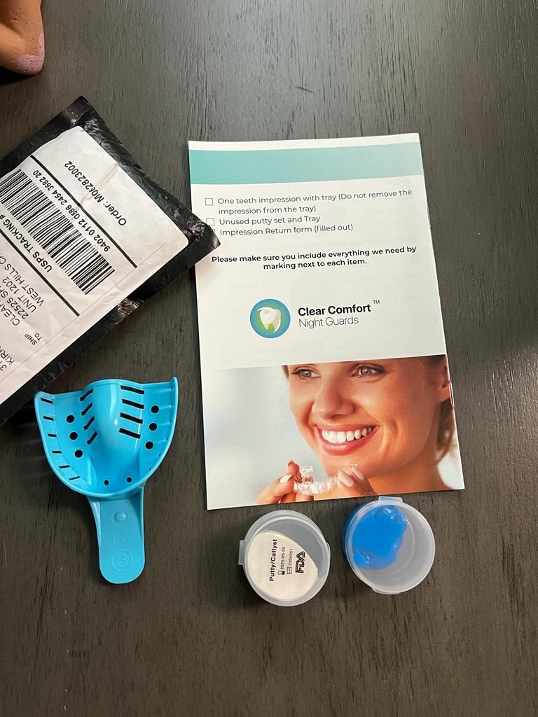 Customer photo review of 1mm Thinnest Custom Daytime Teeth Guard - Protect your Teeth Without Anyone Noticing