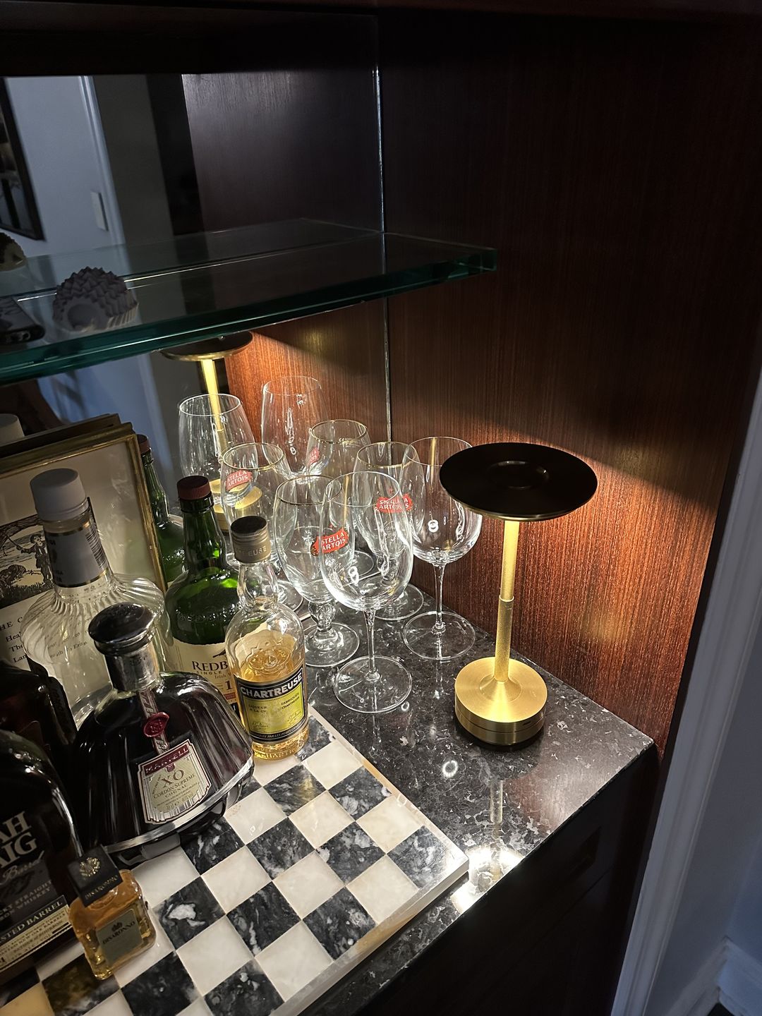 Customer photo review of Ambient™ Metallic Cordless Table Lamp