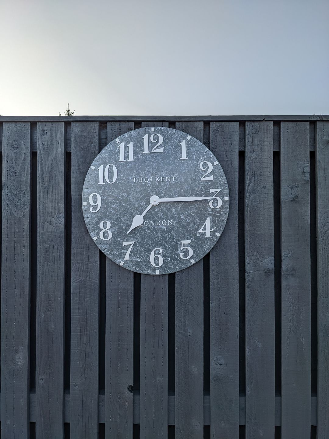 Customer photo review of Arabic Outdoor Wall Clock 20" (51cm) Cement *NEW*